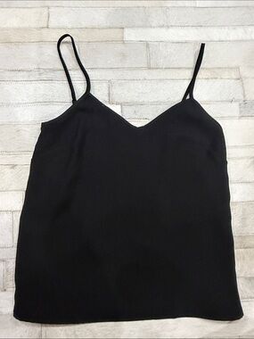 Banana Republic Black V-Neck Spaghetti Strap Cami